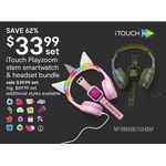 iTouch Playzoom Stem Smartwatch & Headset Bundle